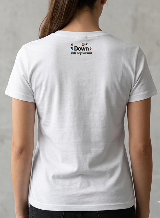 Costas Camiseta Downchute Sentimentos Inclusivos
